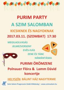 Purim Party a Szim Salommal