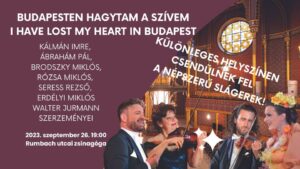Varázslatos dallamok a Rumbach utcai zsinagógában – „I Have Lost My Heart in Budapest”
