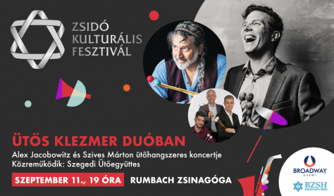 Zsidó Kulturális Fesztivál: Alex Jacobowitz és Szives Márton ütőhangszeres koncertje
